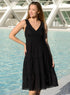 Kleid Schwarz 4073 F FRESH COTTON
